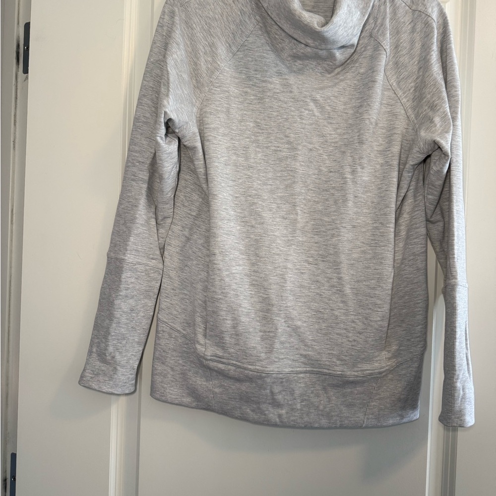 Women's Lululemon Smock Neck Gray Sweater